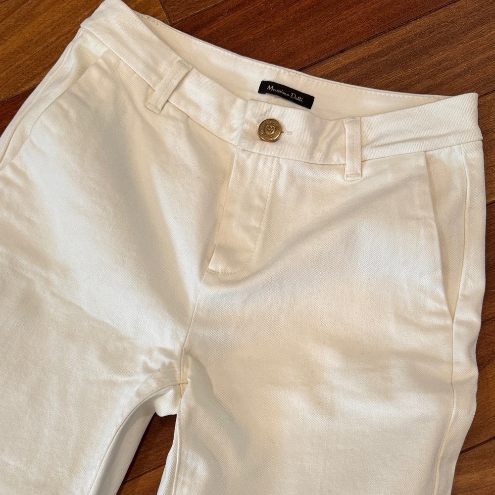 Massimo Dutti Cream Pants